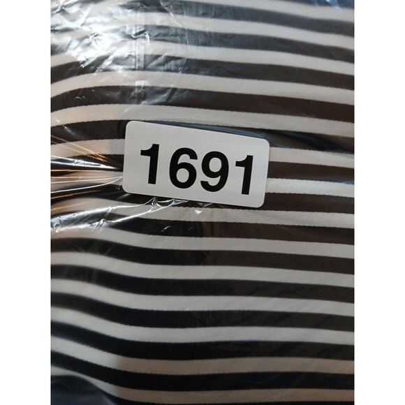 Express Striped Dolman Sleeve 3/4 Sleeve Blouse Black and White Small - Picture 9 of 9